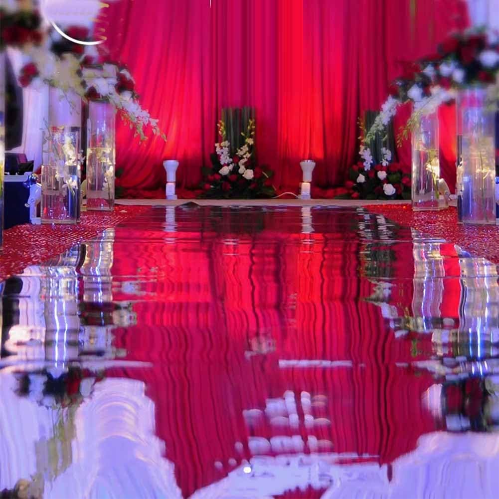 Tappeto Runner Nuziale Argento A Doppia Faccia - Corridoio A Specchio Tagliabile Per Matrimoni E Eventi - Foto 2