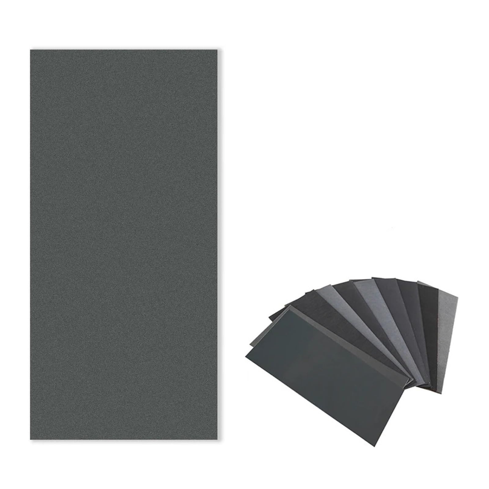 Carta vetrata 12 pezzi 1000-5000 impermeabile 9x3,6 pollici for carta abrasiva for legno, metallo, lucidatura Adatto per levigare pareti e legno