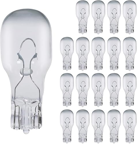 T5 - Bombillas de bajo voltaje de 12 voltios, base de cuña de 7 W, bombilla pequeña para bombillas de jardín, bombillas de terraza, bombillas de