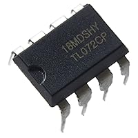 Vista 4 de 20pcs TL072 072 Bajo Ruido JFET Dual Op-Amp Amplificadores Operacionales IC Chip, DIP-8.