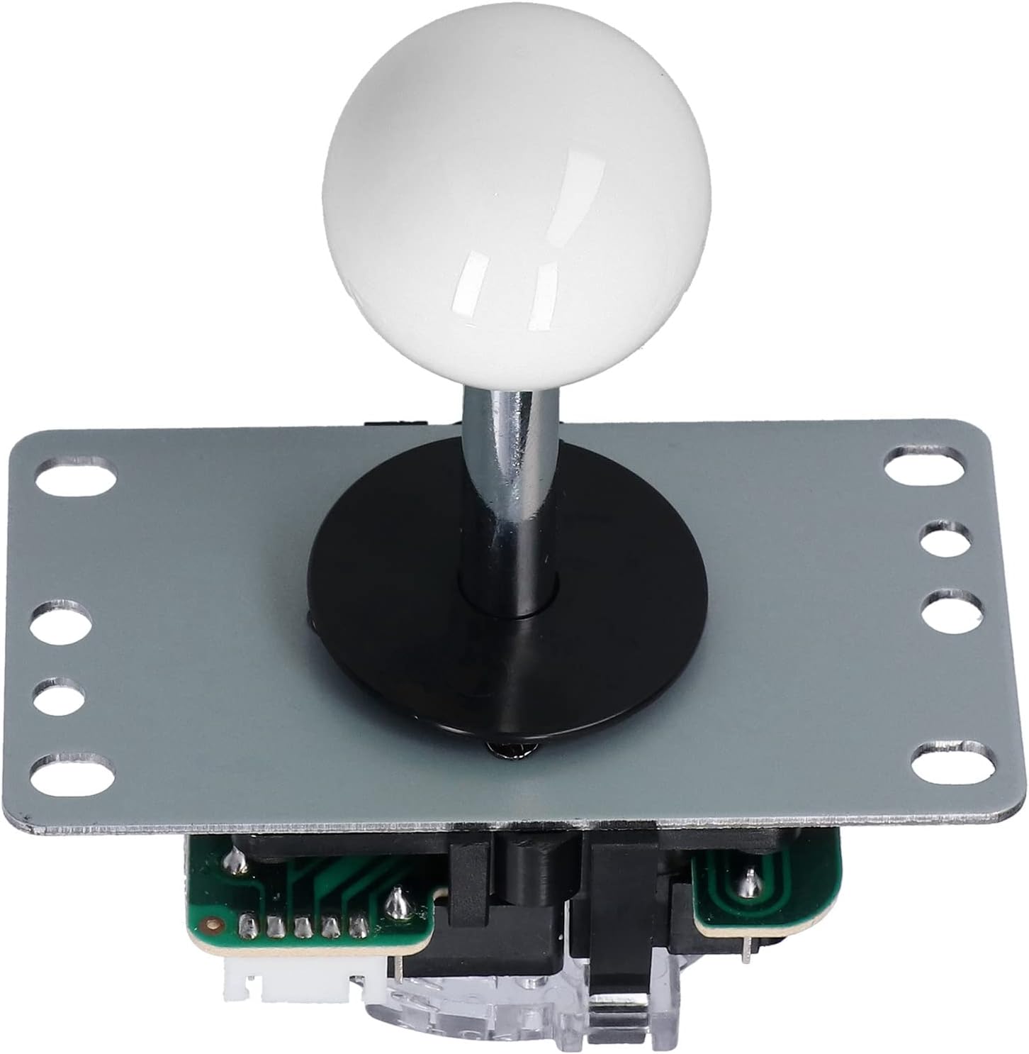 Arcade Game DIY Kit Parts, Arcade Game Joystick Kits Zero Delay Compact Design Wide Application for MAME for PC Game for Fight Stick(Mixed color (white)) [video game]