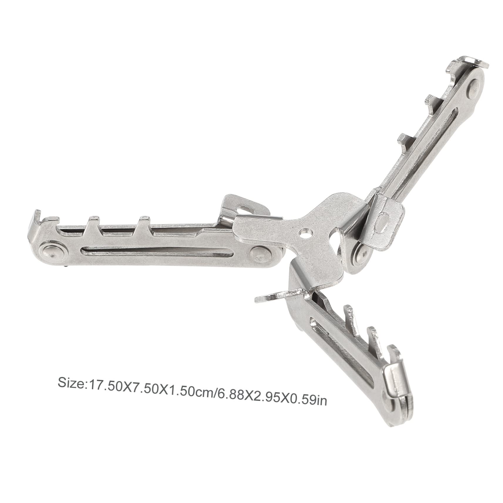 Sosoport 5st Gastank Halterung Klappbarer Tankkanisterhalter Kraftstoffflaschenhalterungen Klappbare Tankhalterung Metall Camping Tankhalterung Herd Falten Aluminiumlegierung Vorrichtung