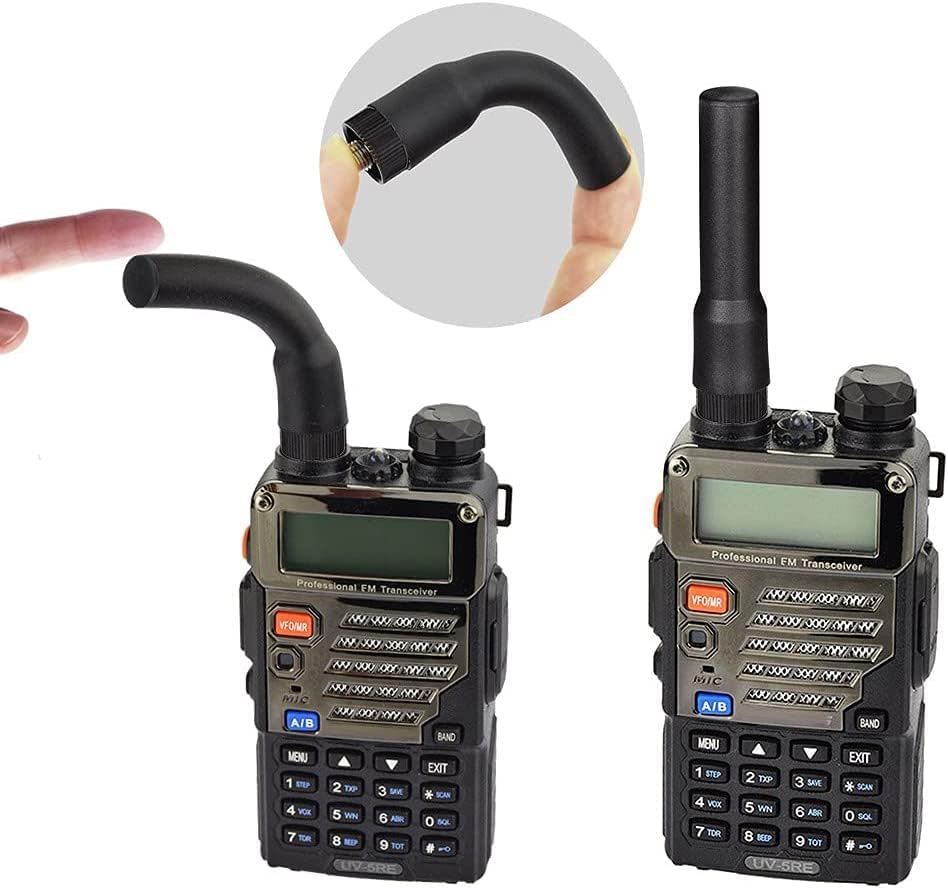 Miniatura 4 de Antena de radio de doble banda VHF UHF de 2 vías para Baofeng UV-5R BF-F8HP RT29 RT-5R RT5 RT-5RV RT21V RT86 RT7 RT6 Ailunce HD1 Kenwood Walkie