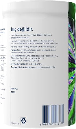 Diamond Multi Collagen&Bromelain (Ananas Ekstresi) 300g Toz - Ödem Atımı&Diyetisyen Önerisi - Hidrolize Peptit Tip 1&3 Sığır ve Tip 2 Tavuk Kolajeni, Bromelain