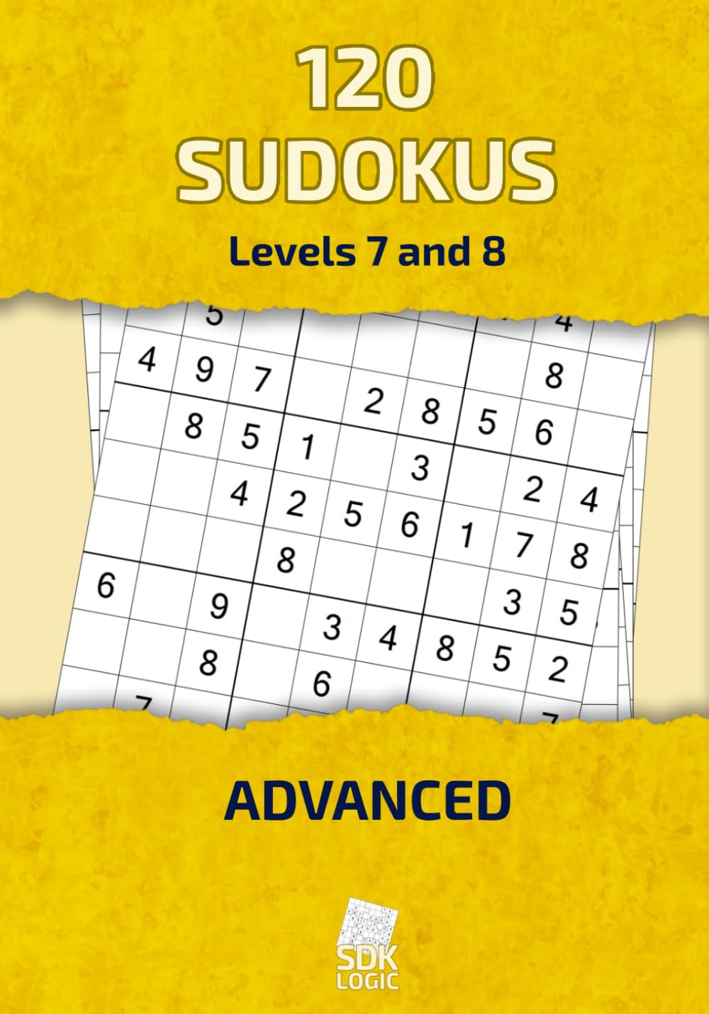 120 Hard Sudoku Puzzles for Advanced Players | Levels 7–8 Difficulty