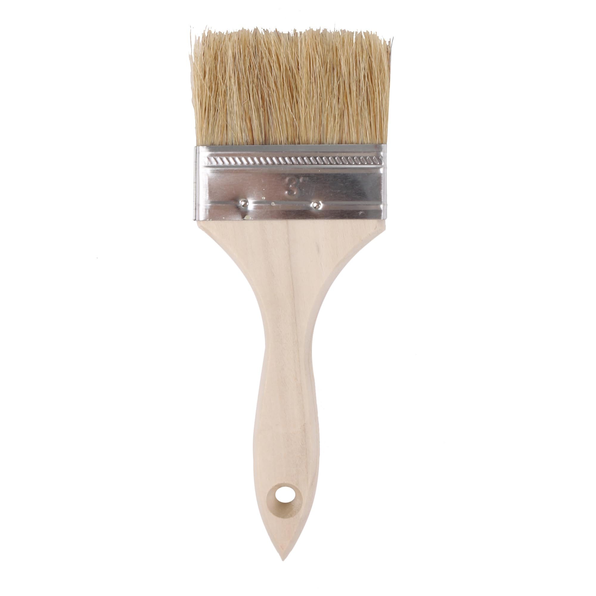Pincel plano con mango extendido para pintor profesional de 3 pulgadas, paquete de 15