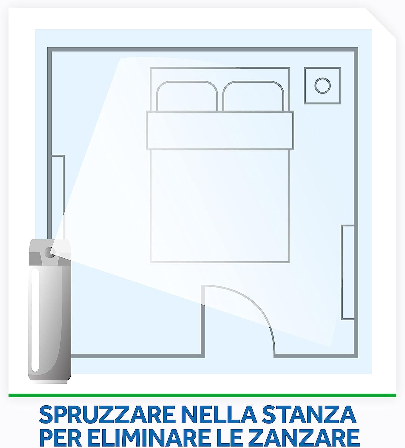 Raid 12 Spray Mosche e Zanzare Insetticida, Antizanzare e Antimosche - 12 Pezzi da 400ml