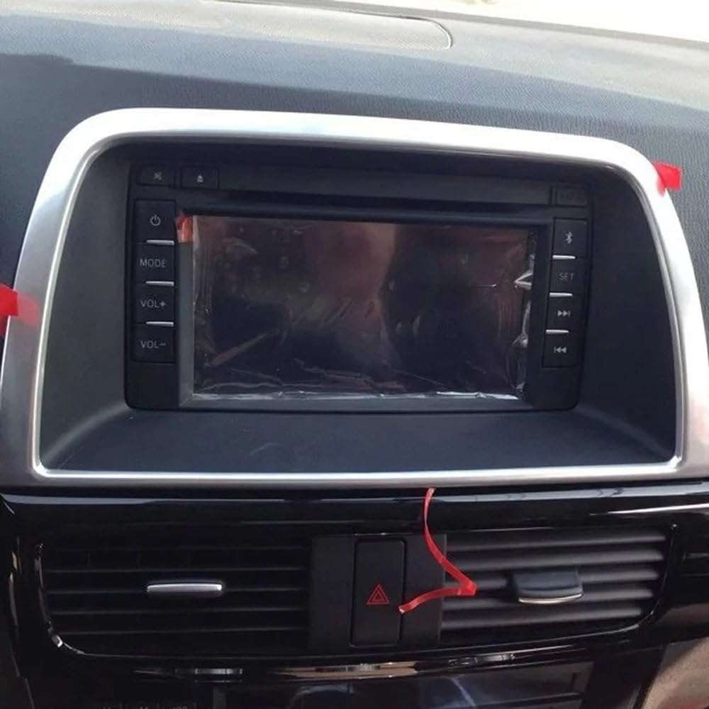 Auto Zierleiste Für Mazda CX-5 CX5 2012 2013 2014 2015 2016 Auto Center Konsole Abdeckung Trim ABS Matte Mitte GPS Rahmen Trim Innen