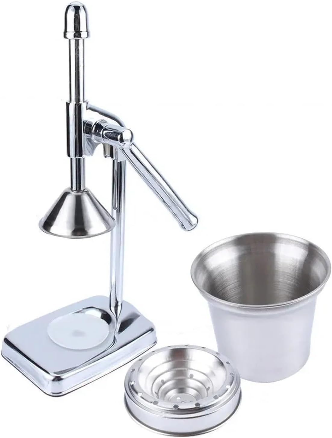 Juicer, Stainless Steel Manual Juicer Handheld Vegetable Fruit Juice Maker Home Squeezer Extractor Citrus Press Kitchen Tools