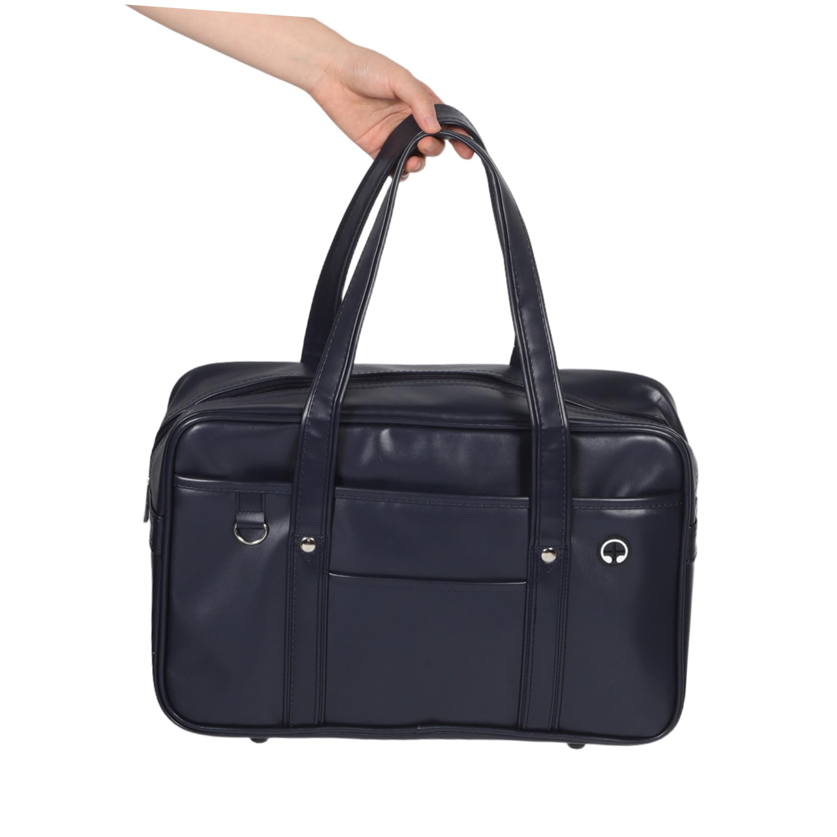 SHERCHPRY Borsa Per Laptop in Pu Con Foro Per Auricolari Borsa Tracolla Per Uso Scolastico e Lavorativo Da Viaggio
