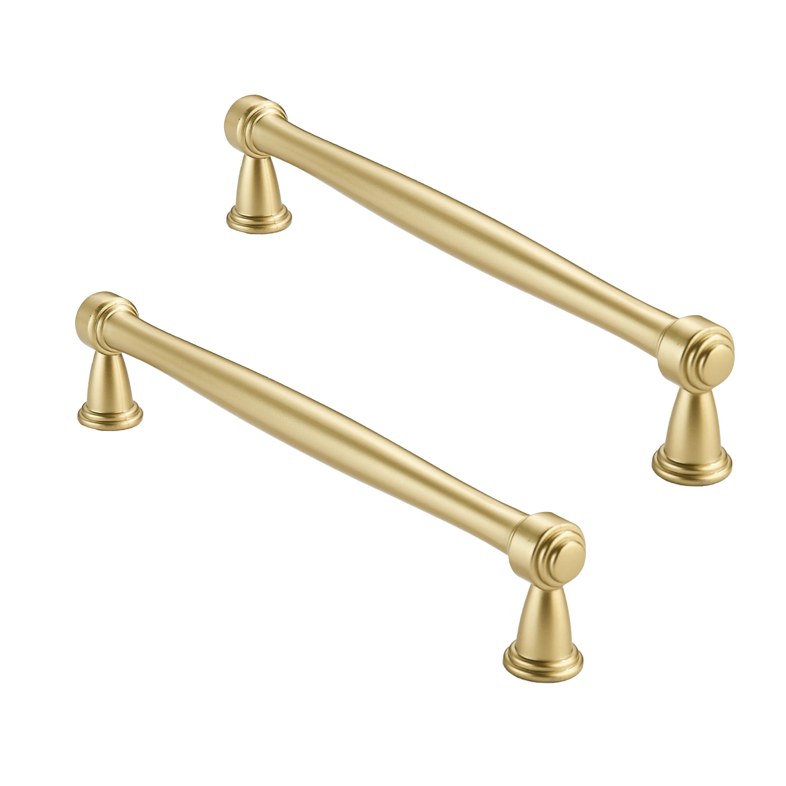 ZAUYX Solid Heavy-Duty 10-Pack 6 Inch Hole Center Antique Gold Cabinet Pulls Hardware is Suitable for Kitchens,cabinets,vanities,Bathroom cabinets