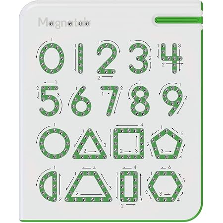 Magnatab 0-9 Numbers and Shapes Activity for Fun and Learning - Sensory Activity - Ages 3+