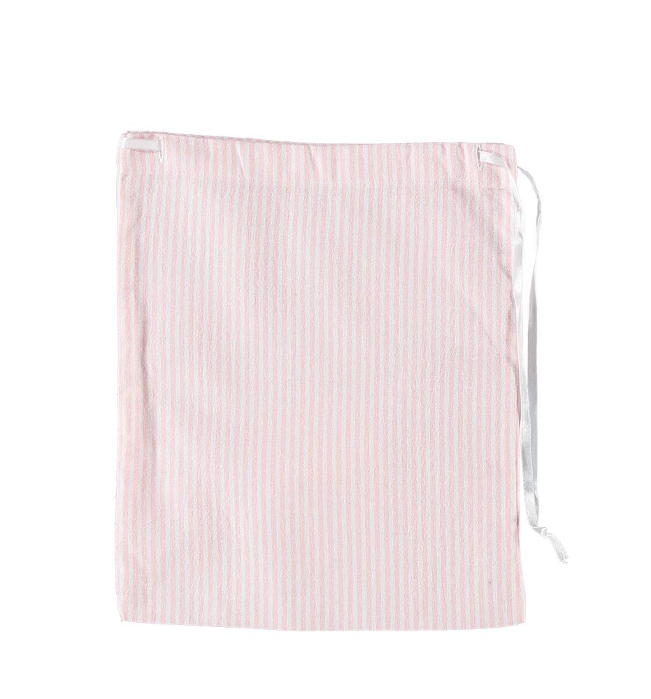 PELLEGRINI Pigiama Bambina in Cotone Pigiama Lungo Classico a Righe Bianco e Rosa Morbido e Traspirante Pigiama Bambina Ragazza