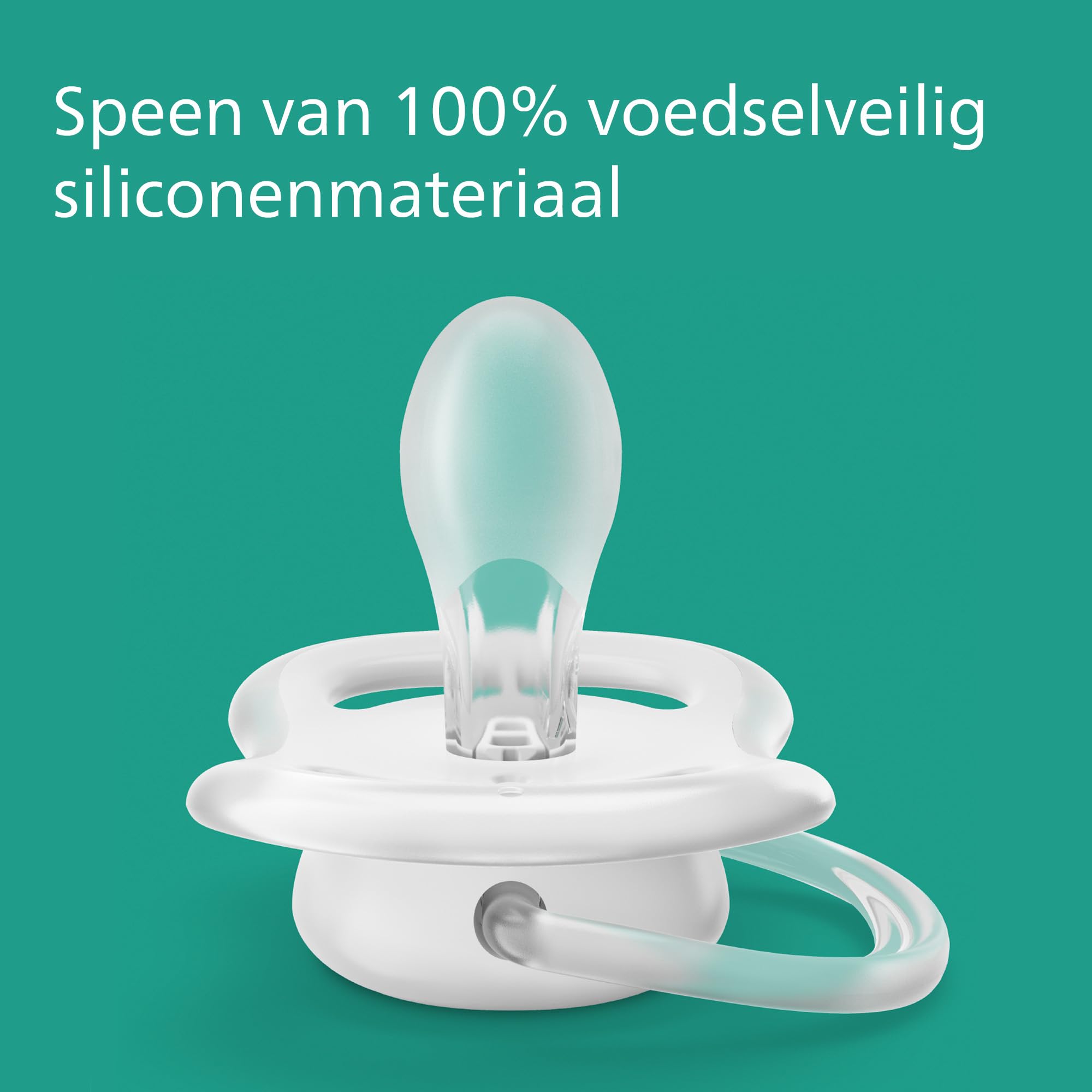 Philips Avent SCF080/04, Set van 2 Ultra Air-fopspenen, 6-18 maanden, Zachte speen : PHILIPS AVENT