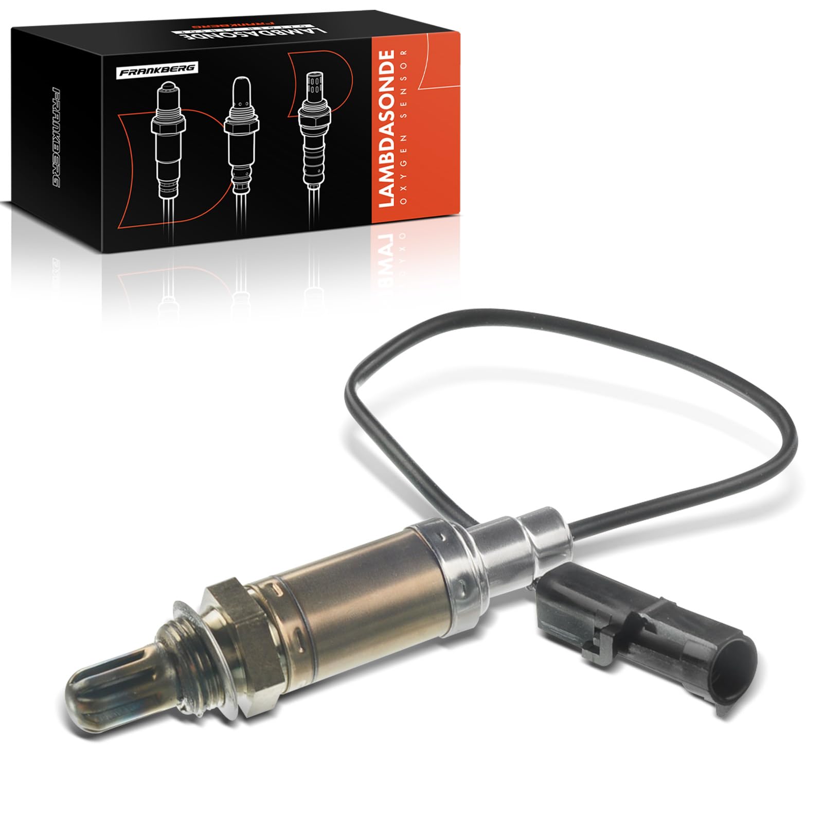 Frankberg Lambdasonde Regelsonde Kompatibel mit Lanos KLAT 1.4L-1.6L 1997-Heute Nexia KLETN 1.5L 1995-1997 Astra F 56 57 1.4L-1.8L 1991-1998 Replace# 25106073