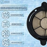 Vista 3 de Poolzilla Cubierta de repuesto para cesta de bomba de piscina, compatible con bombas de piscina Splapool sobre el suelo y en el suelo, viene