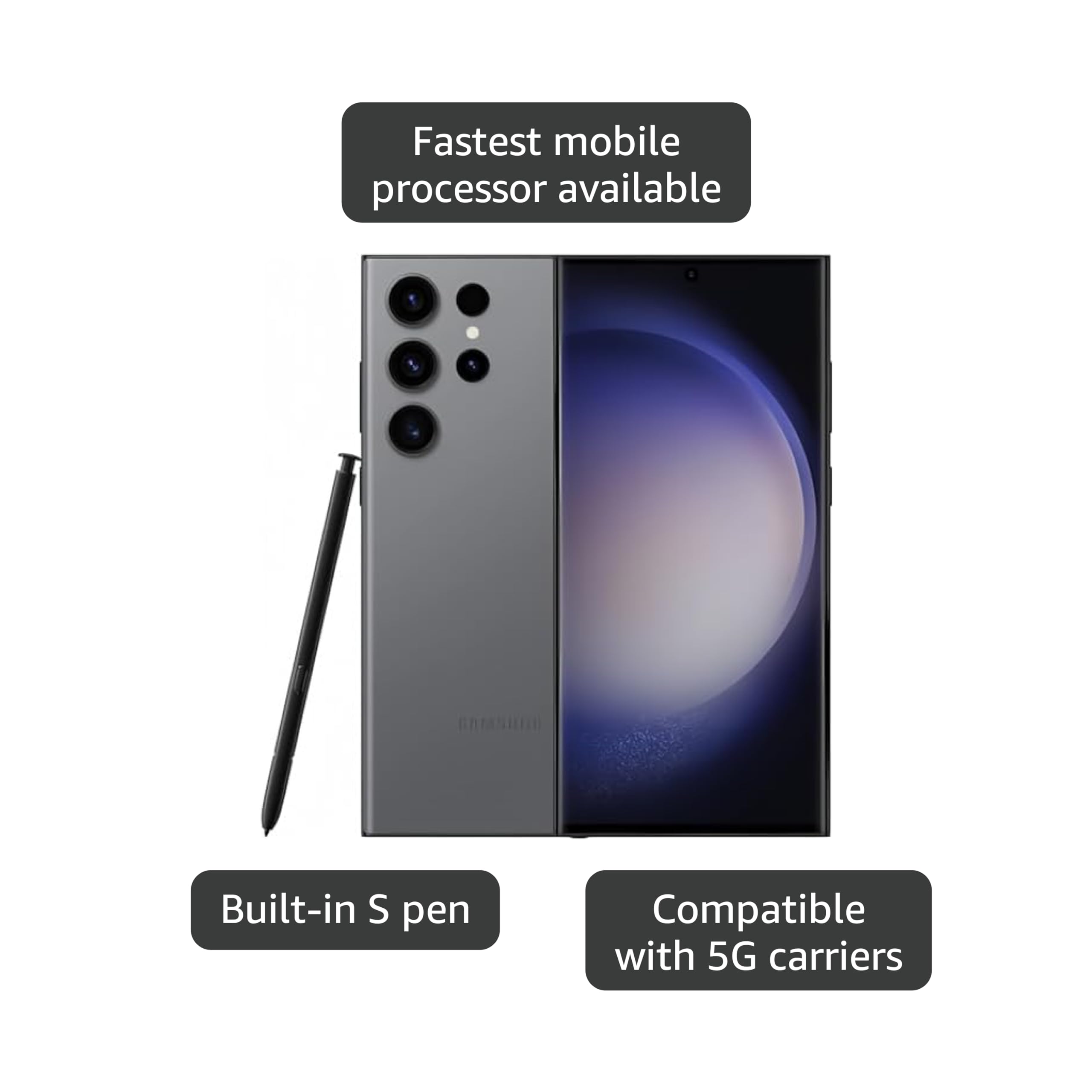 Amazon.com: SAMSUNG Galaxy S23 Ultra 5G Factory Unlocked 512GB Amazon.com: SAMSUNG Galaxy S23 Ultra 5G Factory Unlocked 512GB