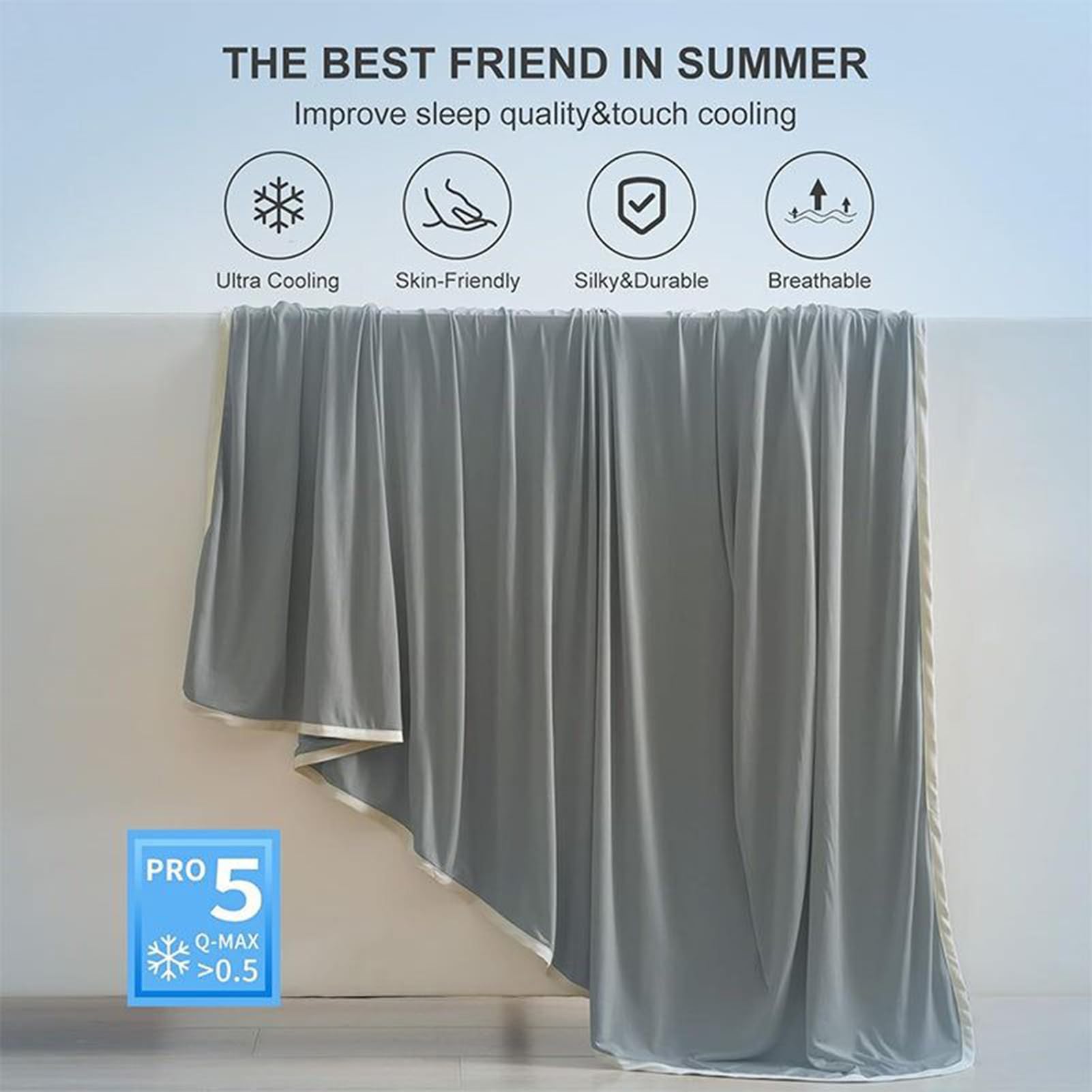 Trapunta rinfrescante, lenzuola rinfrescanti traspiranti, forniture da viaggio leggere, lavabili per la stagione calda, accessori per la casa e lo studio