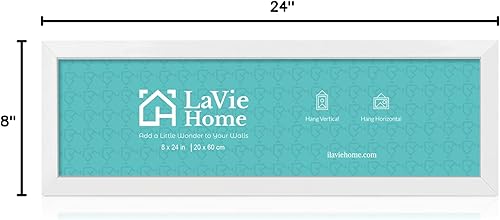 Vista 146 de LaVie Home - Portarretratos de 18 x 24 pulgadas, fotos de 16 x 20 pulgadas con paspartú, de 18 x 24 pulgadas sin paspartú, plexiglás pulido, Negro