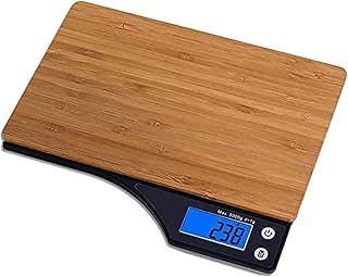 Food Ingredients Kitchen Scale Flat Bamboo Baking Home Enjoy Light Portable Electronic Scale