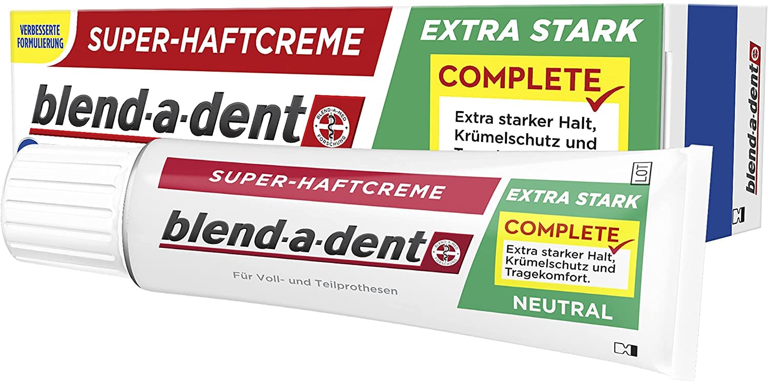Blend A Dent Super Haftcreme Extra Stark Inhaltsstoffe
