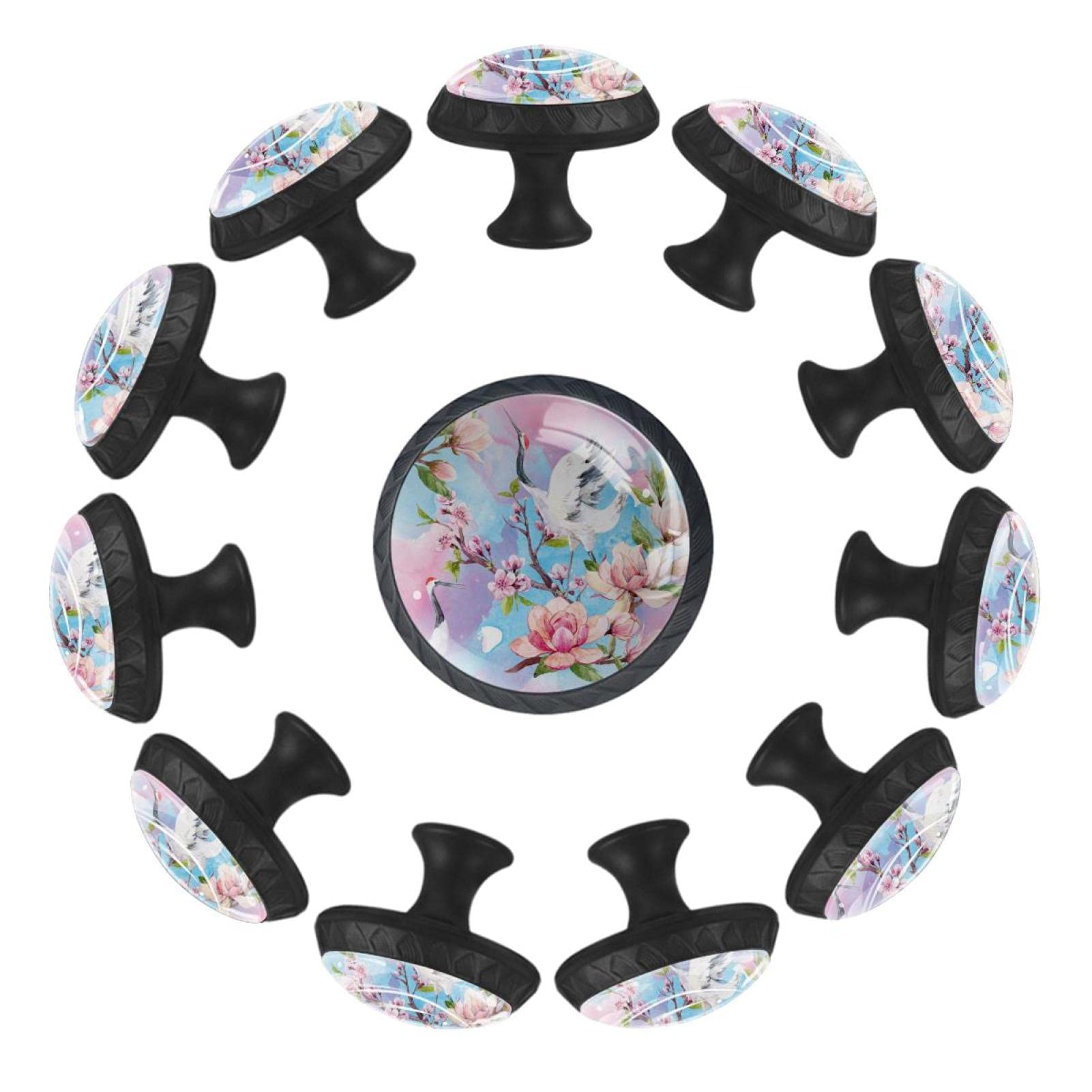 Boutons de tiroir cerisier pour décorer la commode de la crèche ou de la chambre d'enfant