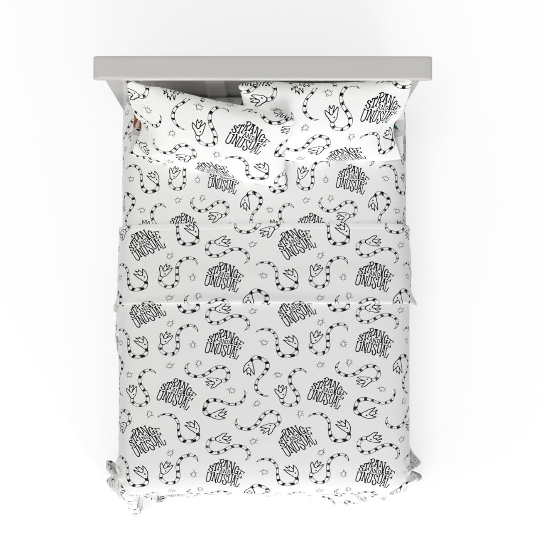 Parure de lit Beetlejuice pour grand lit en microfibre douce
