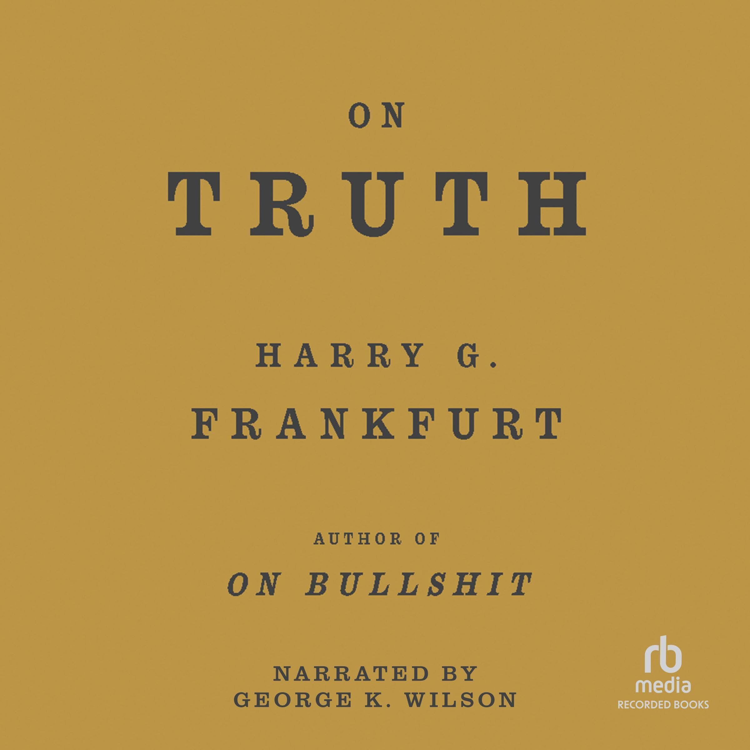 Cover art for On Truth
