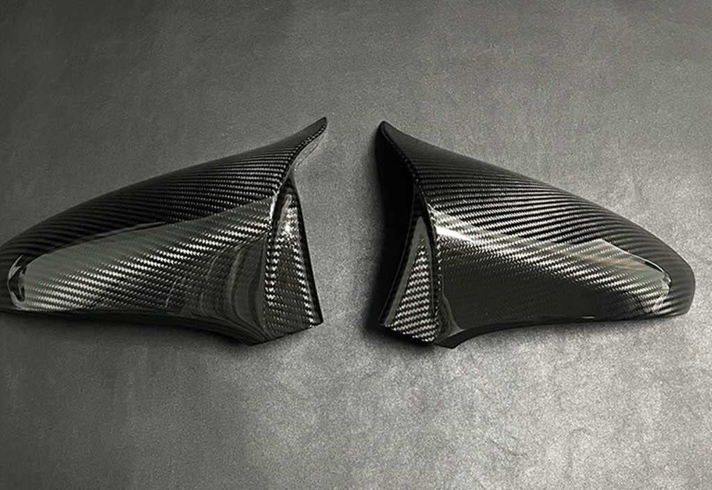 New Carbon Fiber Side Mirror Cover Stickers Compatible With Lexus IS IS200t IS250 IS300 IS300h IS350 2013-2020 (B-Style)