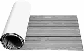 Tappetino Eva Fitness Tappetino Antiscivolo Per Barca In EVA - 270x90 Cm, Autoadesivo E Tagliabile - Impermeabile E Fonoassorbente Teak Barca