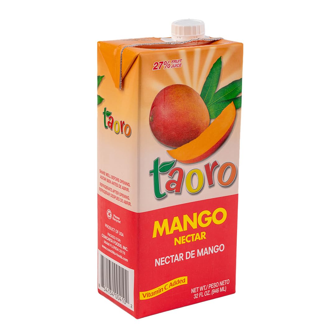 Mango Nectar - Authentic Tropical Flavor - 33.8 oz (Pack of 1)