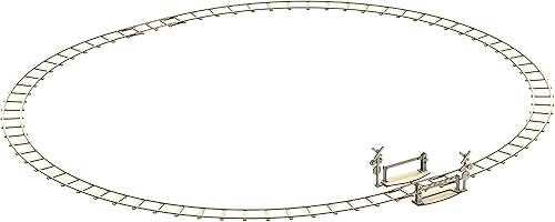 Miniatura 5 de WOODEN.CITY Modelos de madera 3D construibles para adultos, paso circular a través del tren, ferrocarriles, fiesta de cumpleaños para adultos,