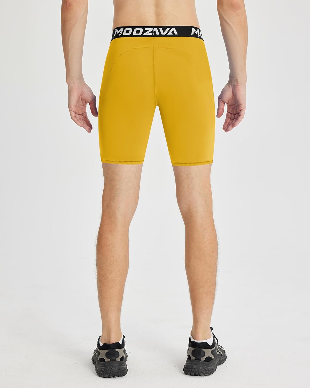 Moozava 1 or 2 Pack Mens Compression Shorts Spandex Shorts Performance Sport Athletic Underwear Workout Running Base Layer - Image 2