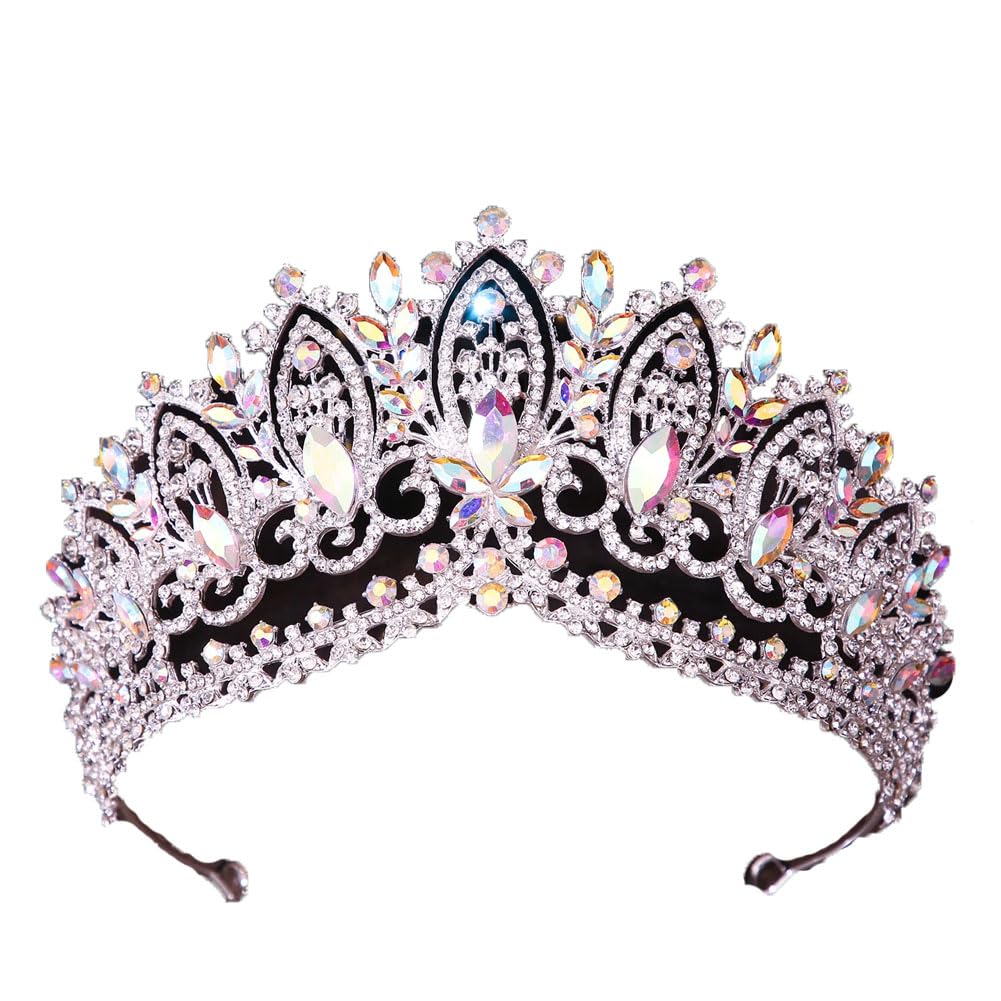 Kobiety wesele luksusowe korony elegancka moda ślubna stras korona akcesoria do włosów biżuteria