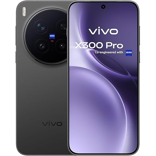 vivo X300 Pro 5G Smartphone 16GB+512GB, ZEISS APO 200MP Zoom 3.7x Camera, Dimensity 9500, AMOLED 6.78" 120Hz, Battery 5440mAh Charging 90W, IP68/IP69, Dual SIM+eSIM, Android 16