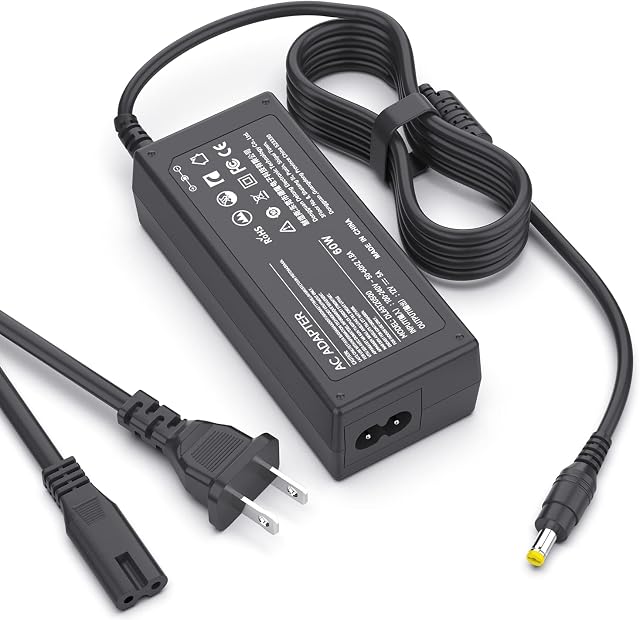 12V AC/DC Adapter Power Cord Charger for Sceptre EC Series Monitor 32" 27" 24" 22" 20" E225W E205W E248 Dell 22'' 23'' 24'' Screen LED LCD TV S2340M ADP-40DD B S2240L PA-1041-71 S2240T Power Supply