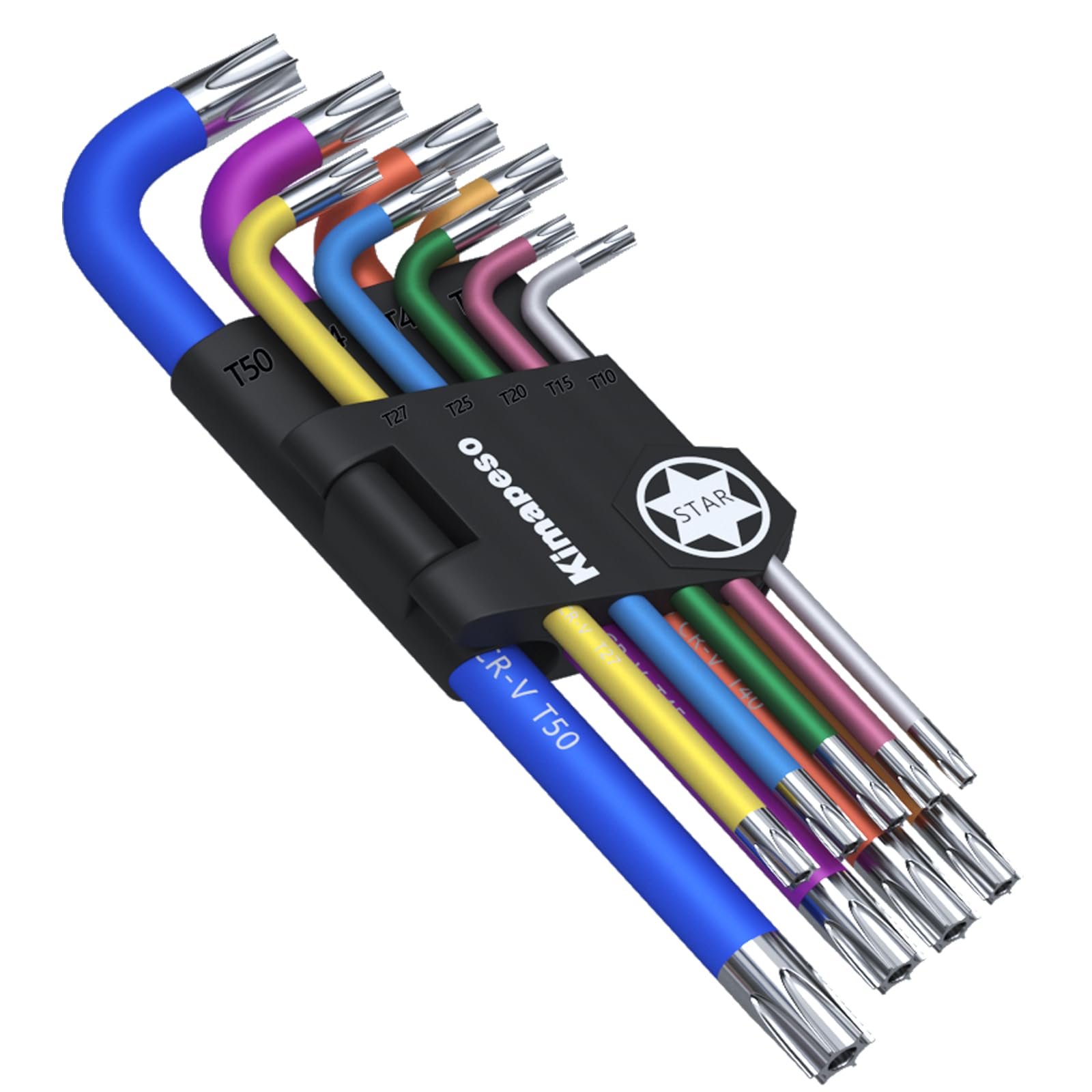27 Piece Allen Key Set - Torx, Metric & Hex Wrenches -8