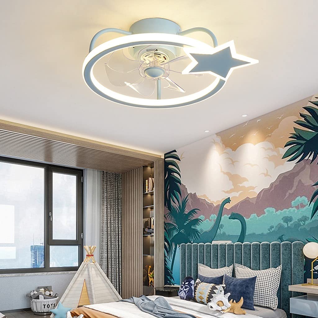 XXZY LED Chandelier Dream Fan Ceiling Light Simple Household