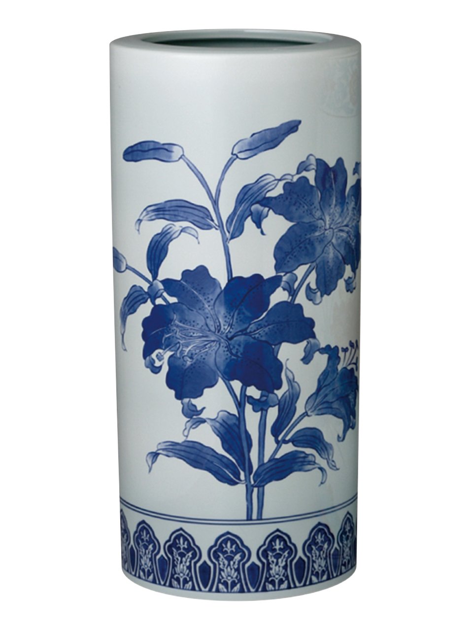 美品　有田焼 　傘立て　陶器　哲山作　染付　山水絵 Amazon｜山下工芸(Yamashita kogei) 弥左ヱ門 有田焼 傘立て かさたて