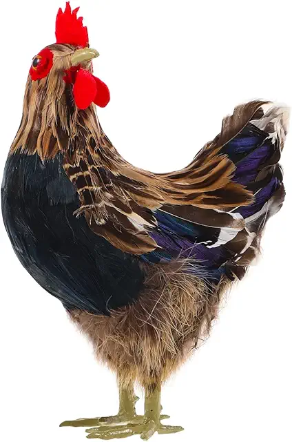 Realistic Chicken Statue - Garden Sculpture & Decorative Kip Beeldjes