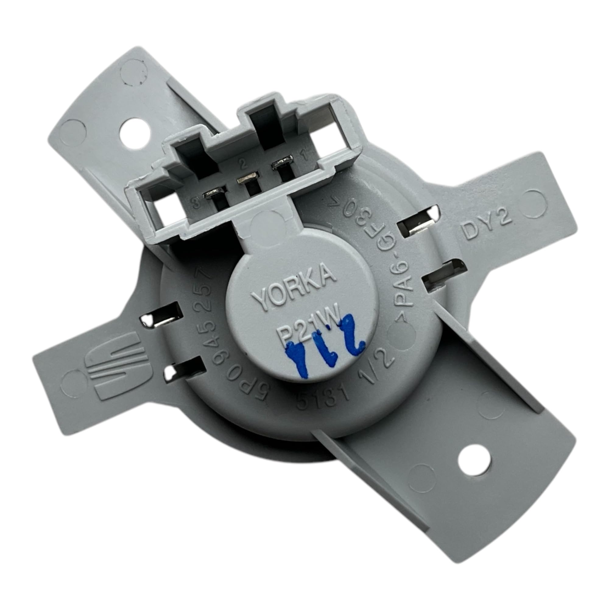 Seat Wkład uchwytu lampy tylnej 21W, oryginalny, wodoodporny, pasuje do Seat Altea 2004-2015 i Toledo III (5P) 2005-2009, biały, plastikowa soczewka, 12V DC, tylne światło samochodowe