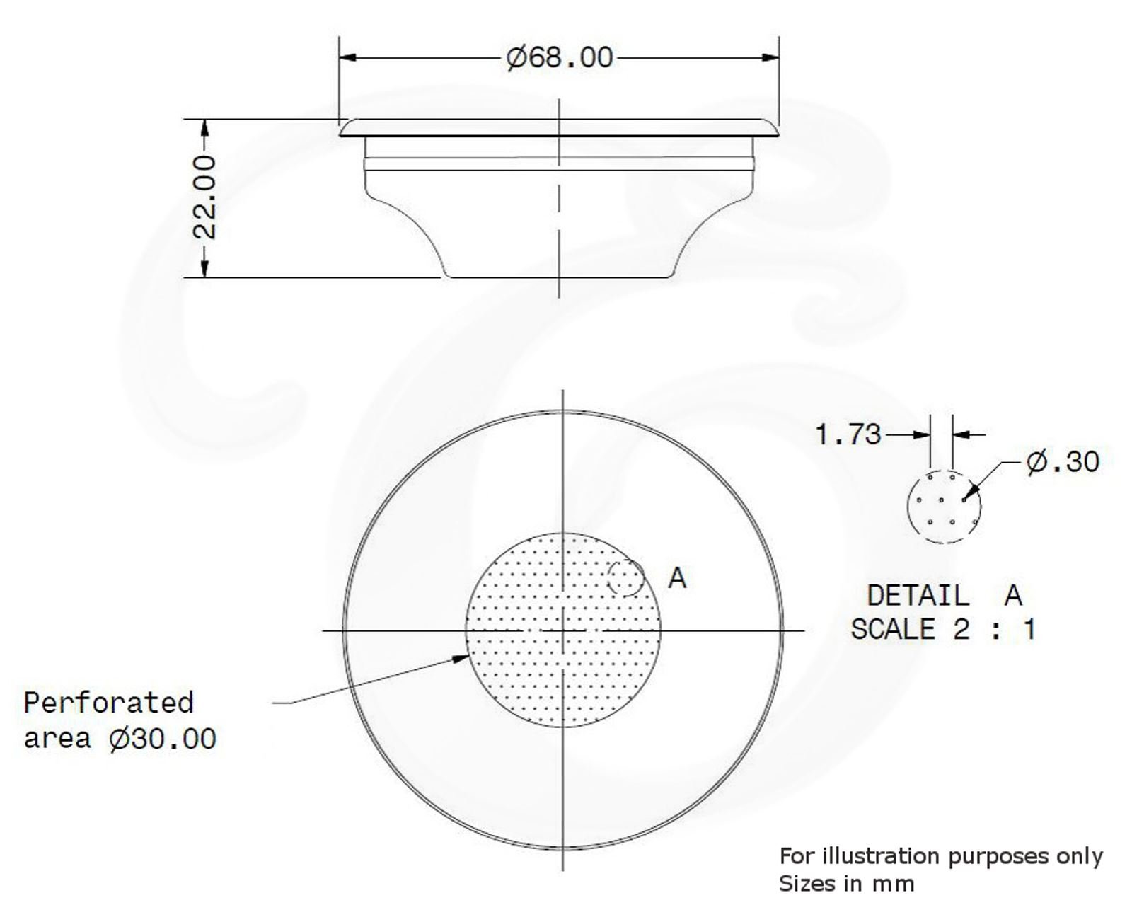Replacement Portafilter For La Cimbali Espresso Machines - 1 Spout, 7g Basket