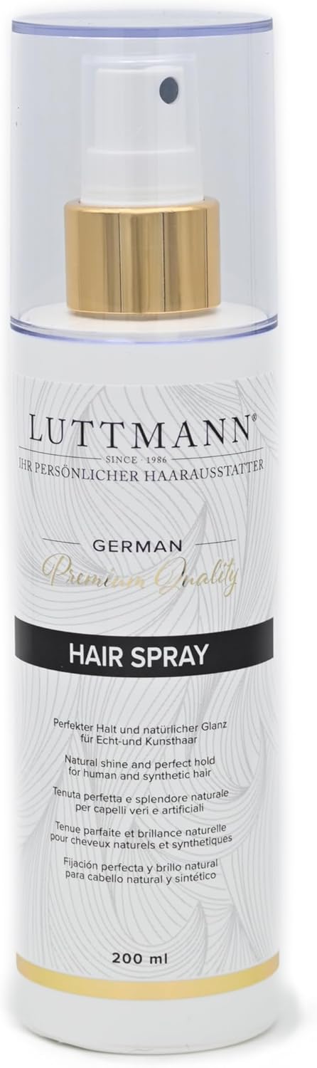 Natural ‘n Synthetic Hairspray Verzorgende spray, perfecte fixatie en natuurlijke glans voor synthetische pruiken en pruiken van mensenhaar