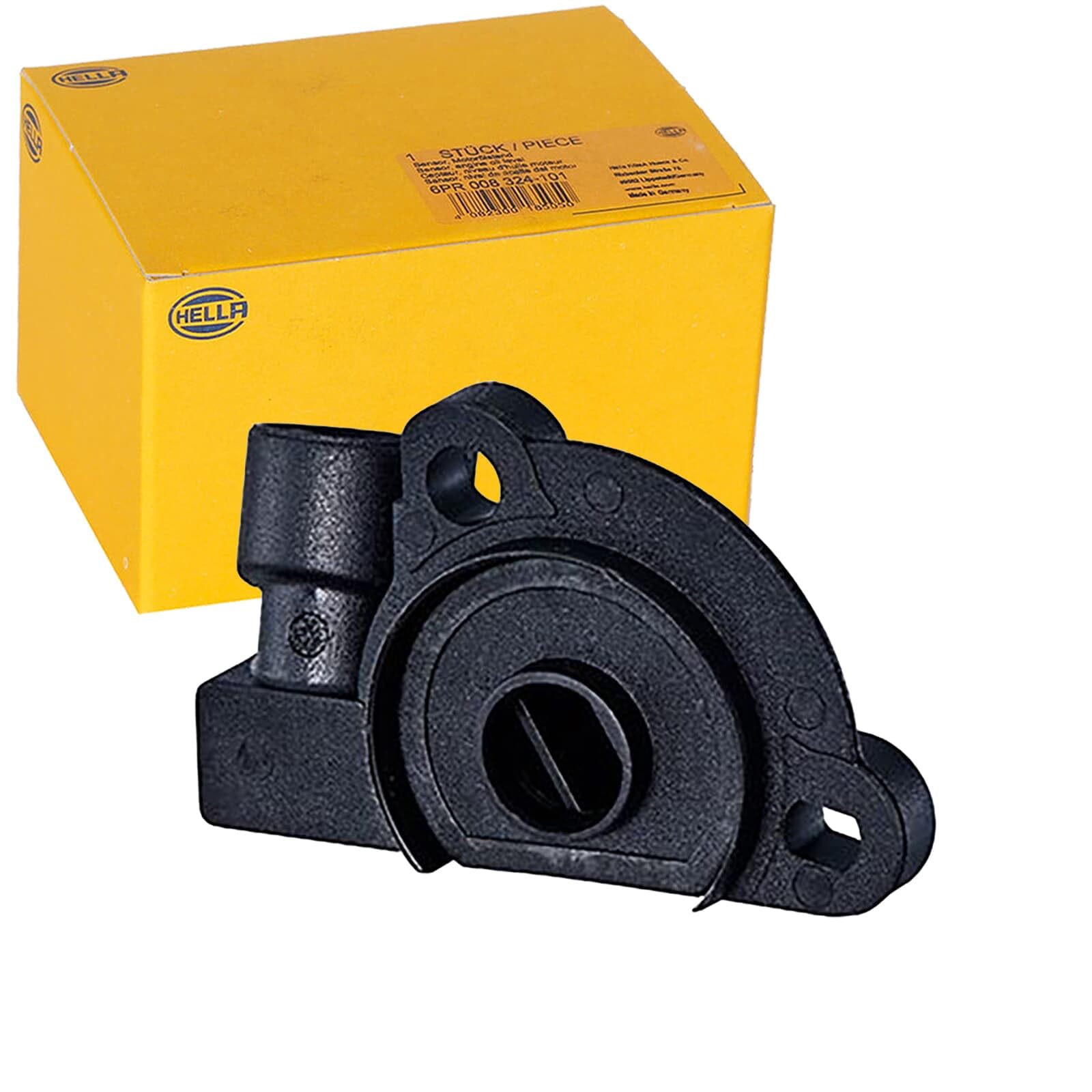 HELLA 6PX 008 476-801 Sensor, Drosselklappenstellung - 12 V - 3-poliger Stecker