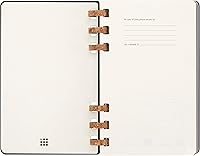Vista 3 de Moleskine Agenda académica en espiral 2024, 12M, grande, negro, tapa dura (5 x 8.25)