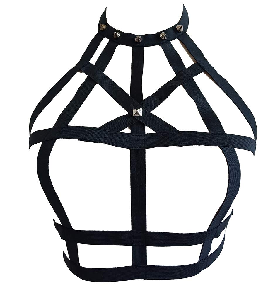 w.t.s.Women Harness Bra Strappy Cage Bra Lingerie Harness Plus Size Hollow Out