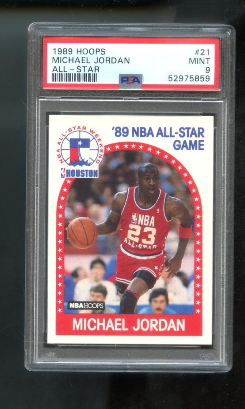 Amazon.com: 1989 HOOPS ALL-STAR #21 MICHAEL JORDAN BULLS HOF PSA 9