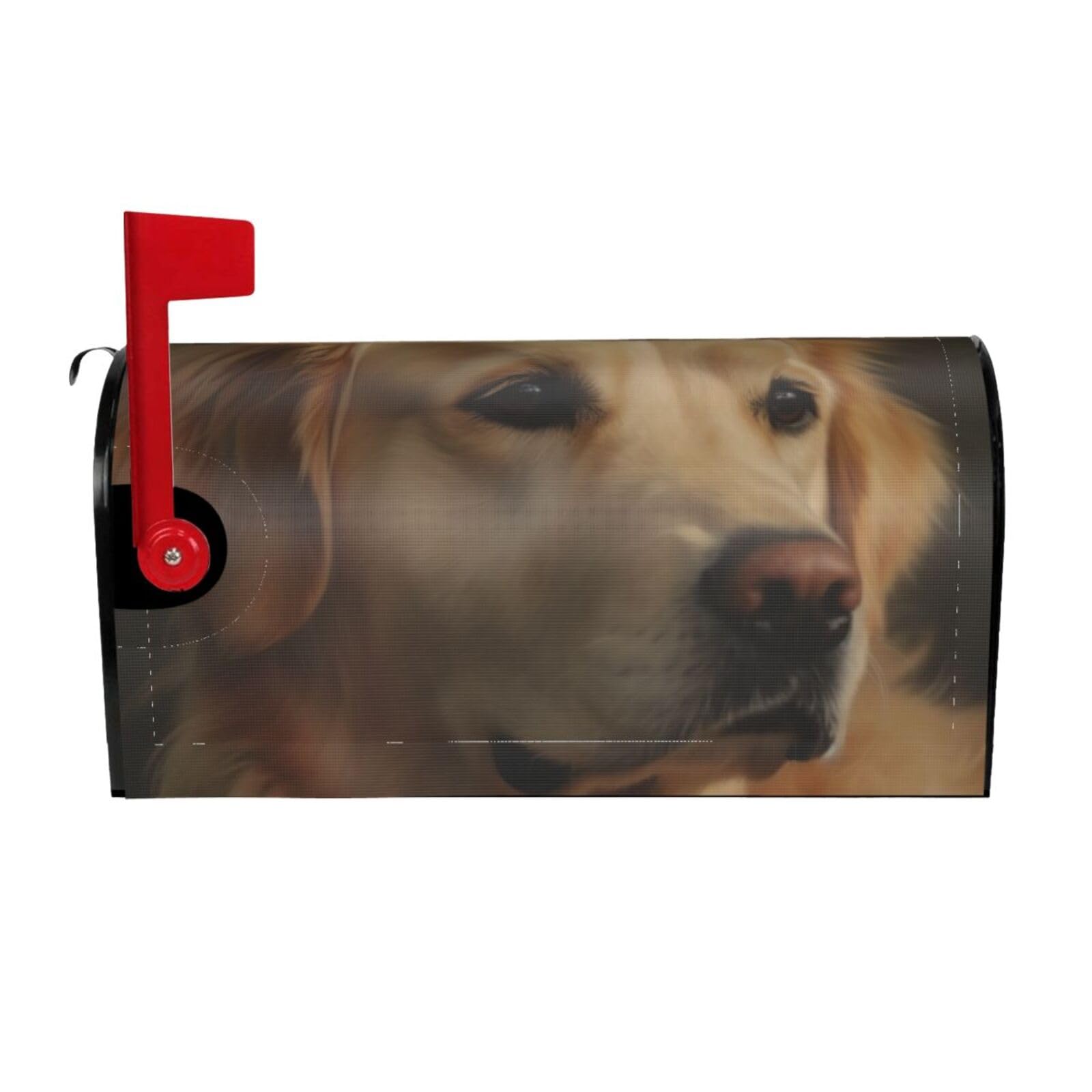 Housse de boîte aux lettres Golden Retriever contre la rouille et l'usure