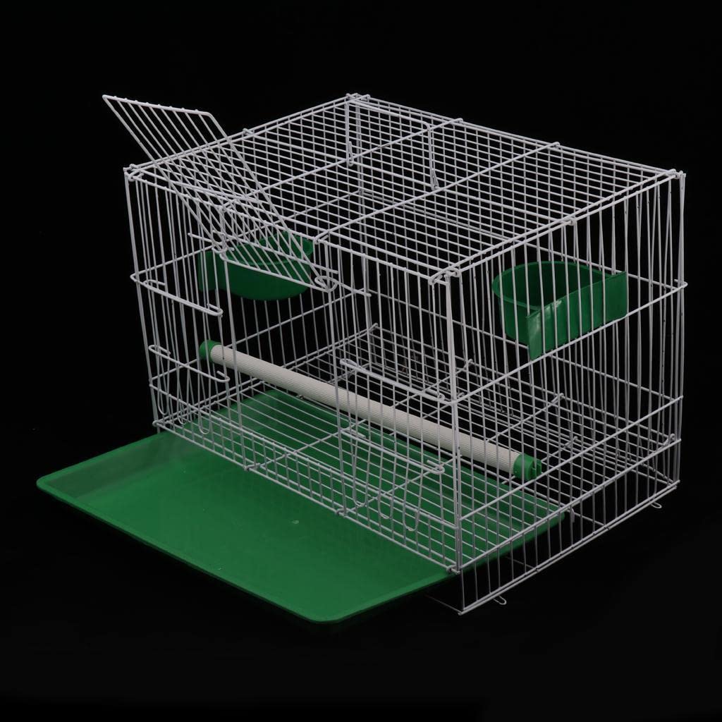 Großer Vogelkäfig aus Metall mit Tablett für Wellensittiche, Papageien, Kanarienvögel, Nymphens