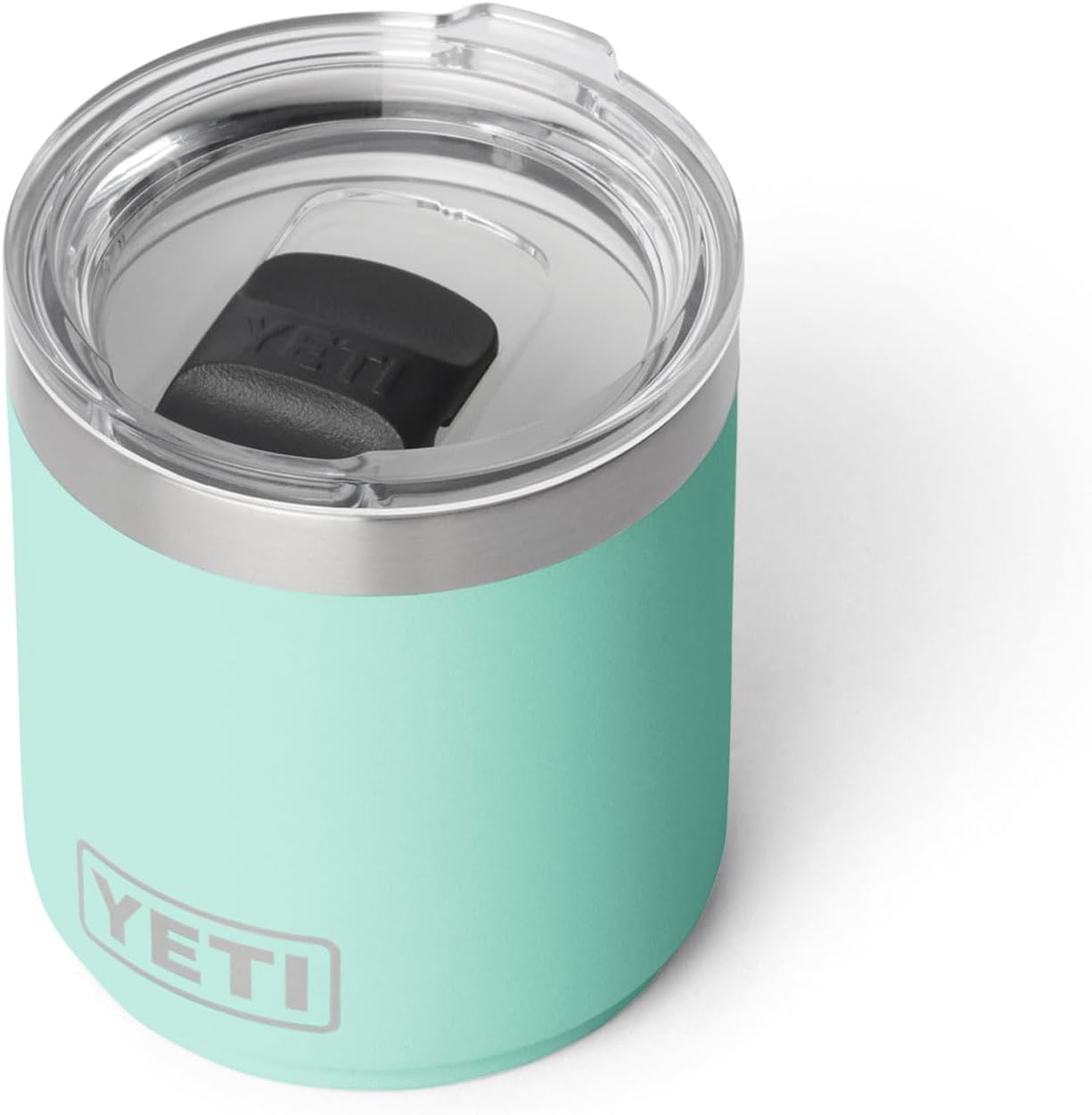 YETI Rambler 10 oz Ceramic Lined Lowball 2.0, Vacuum Insulated with MagSlider Lid, Seafoam